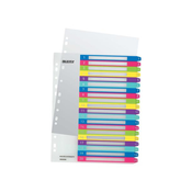 Leitz Wow Printable Register, 1-20, PP, zelo širok