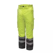 DEDRA Delovne hlače S, rumene BH80SP1-S Farba: žltá, Veľkosť: XXXL