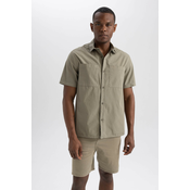 DEFACTO Relax Fit Cotton Short Sleeve Shirt