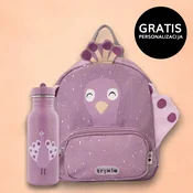 trixie otroški nahrbtnik + steklenička 500 ml mrs. peacock