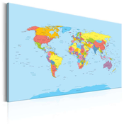 Slika - Rainbow Geography 60x40