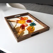 Aberto Design Poslužavnik REF043 48 x 38 x 4 cm, Šareni