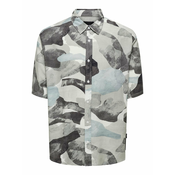 Only & Sons Srajca Bud  antracit / kaki / meta / bela