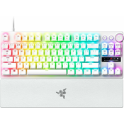 Gaming tipkovnica Razer - Huntsman V3 Pro TKL, Analog Optical, bijela