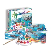 Aquarell-Malerei - Aquarellum Delfine