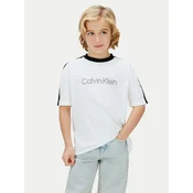 Calvin Klein Jeans Majica LVCKSJA01B Bela Regular Fit