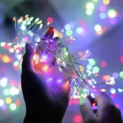 Vilinske LED sijalice šarene 20m