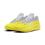 PUMA Scoot Zeros III Basketball Shoes Unisex, Women, Lemon Crush/Vibrant Silver, 43