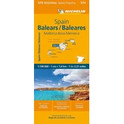 Balears - Michelin Regional Map 579