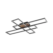 Globo 67208-40 - LED plafonsko svetlo DAKARI LED/40W/230V 3000K 60x80 cm crna