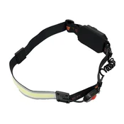 shumee Naglavna svetilka, trakasta mehka LED COB 450lm z rdečo funkcijo na zadnji strani, polnilna preko USB-ja, Teger
