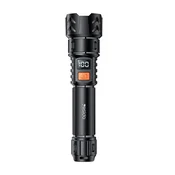 Ročna LED svetilka Yesido TC10 - 4W, 800mAh, teleskopski zoom, USB-C - črna