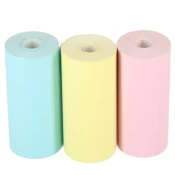 WOWO Termalni kasetni papir za mini tiskalnik - Termalni kasetni papir za mini tiskalnik 5,7 cm x 3 m, 3 barvne zvitke