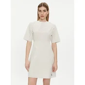 Calvin Klein Jeans Poletna obleka J20J223425 Écru Regular Fit