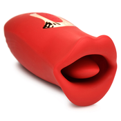 Lickgasm Stimulator Lickgasm Kiss + Vibrating Kiss, rdeč, (21133611)
