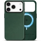 Infostyle SHIELDON usnjen MagSafe ovitek za iPhone 17 Pro – Evergreen