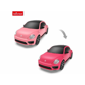 Rastar avto, ki spreminja barvo R/C 1:24 Volkswagen Beetle - UV, roza/tem