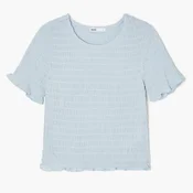 Cropp - Bluza iz viskoze - bledo modra
