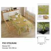 KMT PVC Stolnjak, 30 m, Providno-Zelena