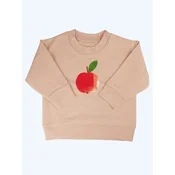 MelaDi Pulover Kinder Baby-Sweater aus Biobaumwolle - Apfel kremna