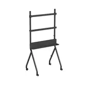 TVS-86F-02 Gembird Podni stalak za TV, 55-86inc, crni