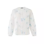 MEXX Bluza pastelno modra/bela