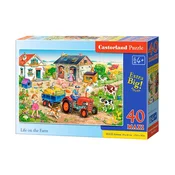 Castorland - Puzzle Dan na kmetiji - 40 - 99 kosov