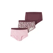 NAME IT Spodnjice bež / roza / merlot