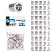 Aluminijasti kovični urezi M8 50 kosov 61533