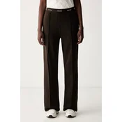 Calvin Klein Jeans Hlače  temno rjava