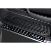 Mercedes V-Class 2014- Door Sill Plates (dark, glossy)