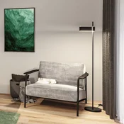 Paulmann LED-stoječa svetilka Jagun, antracit, filc, 3-stopenjsko zatemnjevanje - Dnevna soba/jedilnica - Sodobni - Tkanine/tekstil