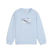 PUMA Essentials Graphics Scribble GFX Relaxed Crew Sweatshirt Kids, Shop, Haute Tropic, 6-7Y