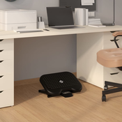 vidaXL Opora za noge črna 46x34,5x11 cm