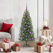 Vidaxl Umestno božično drevo med 150 LED Zelena 120 cm PE in PVC