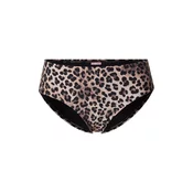 Hunkemöller Bikini hlačke Animalia Rio rjava/kapučino/črna