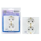 PNI Vgradna dvojna vtičnica WP222W