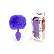Jewellery Silicon PLUG – Bunny Tail – Purple