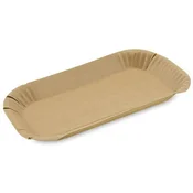 shumee Globok pladenj za kraft papir 23 x 15 x 2 cm 100 kosov.