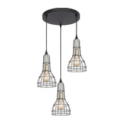 Luster na sajli LONG 3xE27/60W/230V