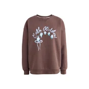 Cath Kidston Majica cijansko modra / golobje modra / čokolada / pastelno lila