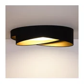 BRILAGI- Plafonsko LED svetlo VELVET TWIST LED/24W/230V 4000K O 55 cm crno/zlatno