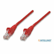 INTELLINET U/UTP kabel PATCH CAT5E, crveni, 10m