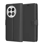Etui Techsuit Leather Folio za OnePlus 13 - črn