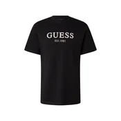 GUESS Majica črna/bela