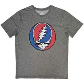 The Grateful Dead Steal Your Face Classic Grey M Majica