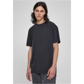 Heavy Oversized Acid Wash Tee Black
