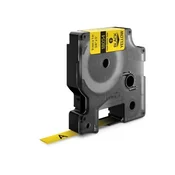 Dymo trak Rhino HST 9mm, črna na rumeni, 18054