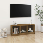 TV ormaric smeda boja meda 104 x 33 x 41 cm od masivne borovine