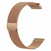BStrap Huawei Watch GT2 42mm Milanese pašček, Rose Gold